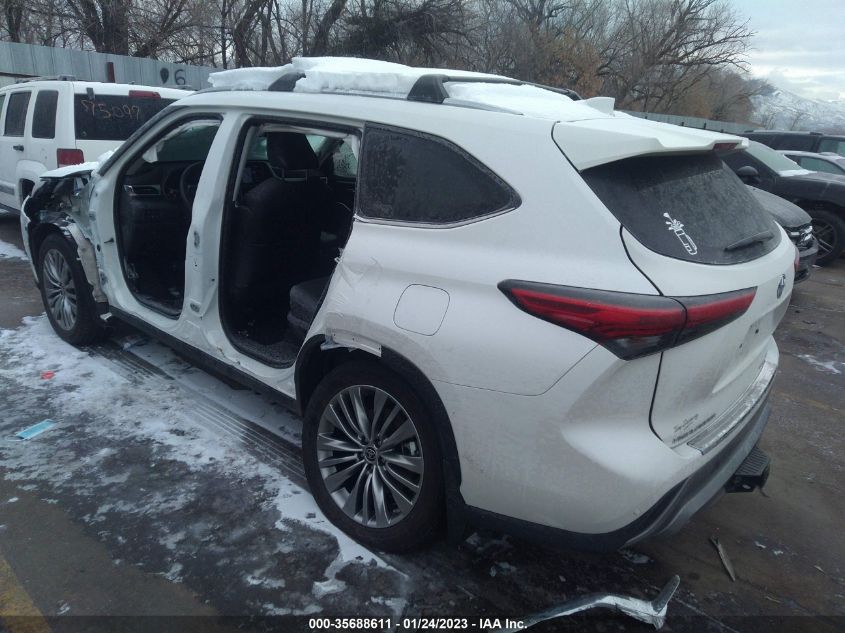2021 TOYOTA HIGHLANDER PLATINUM VIN: 5TDFZRBH3MS080310