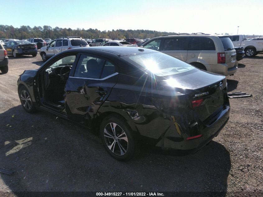 2021 NISSAN SENTRA SV VIN: 3N1AB8CV0MY224081