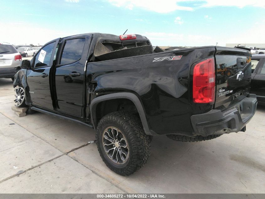 2020 CHEVROLET COLORADO 4WD ZR2 VIN: 1GCGTEEN5L1113576