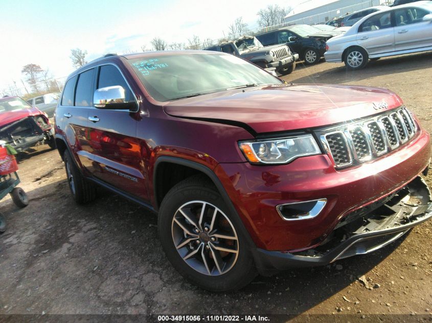 2022 JEEP GRAND CHEROKEE WK LIMITED VIN: 1C4RJFBG2NC166981