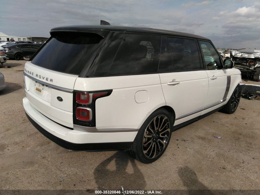 2020 LAND ROVER RANGE ROVER AUTOBIOGRAPHY VIN: SALGV5SE3LA582527
