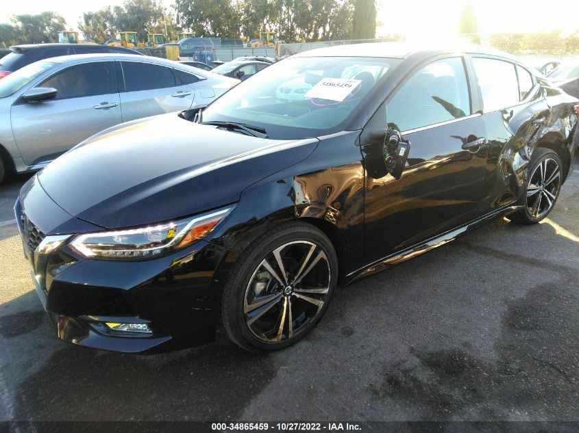 2022 NISSAN SENTRA SR VIN: 3N1AB8DVXNY231457