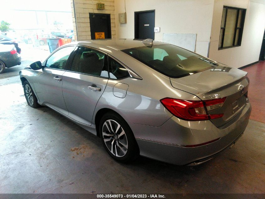 2022 HONDA ACCORD HYBRID EX-L VIN: 1HGCV3F59NA018096