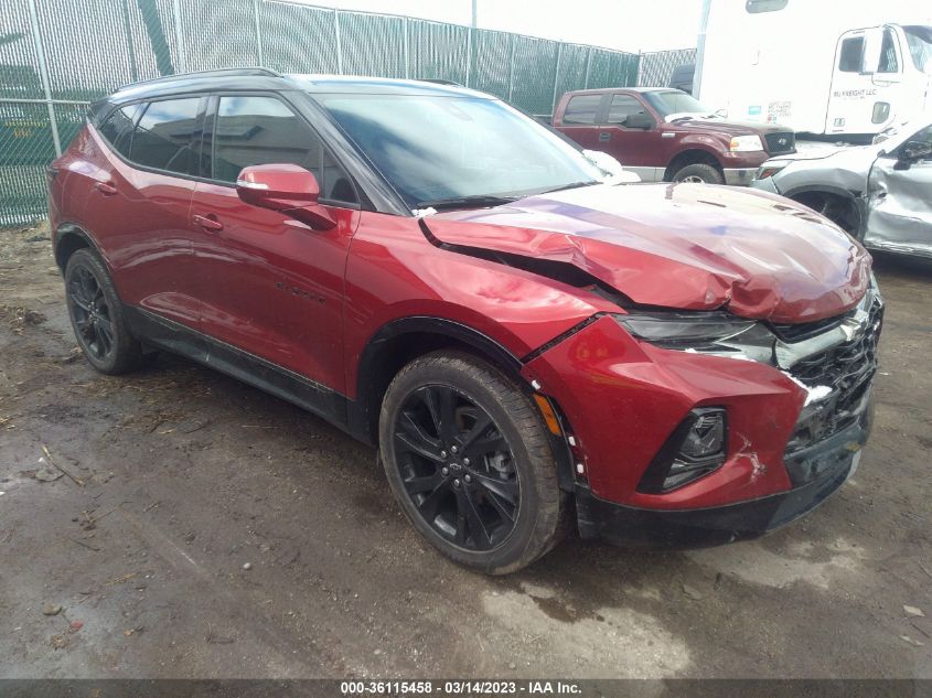 2022 CHEVROLET BLAZER RS VIN: 3GNKBKRS2NS170354