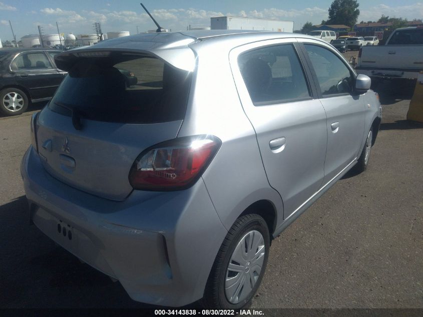 2021 MITSUBISHI MIRAGE ES/LE/CARBONITE EDITION VIN: ML32AUHJ5MH010219