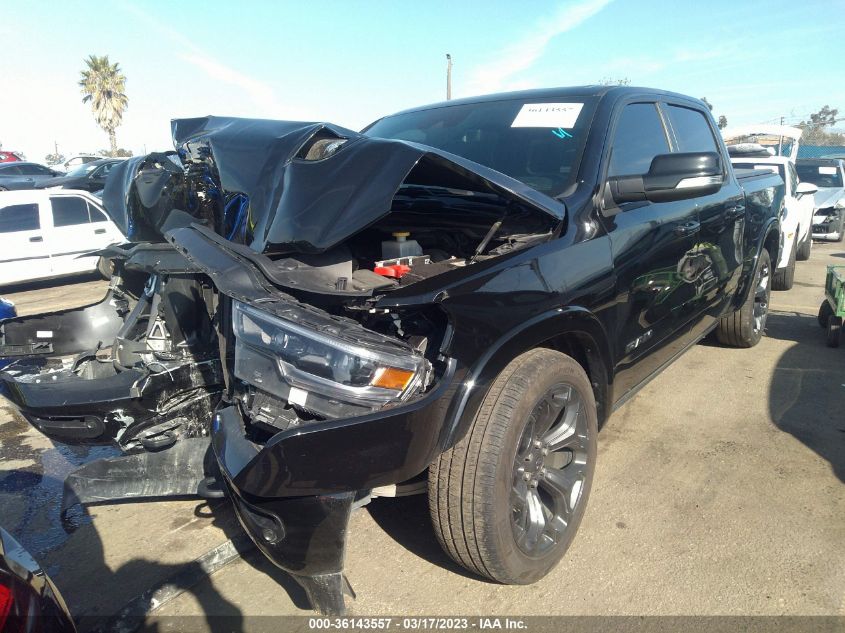 2022 RAM 1500 LIMITED VIN: 1C6RREHT6NN142623