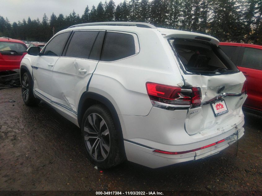 2022 VOLKSWAGEN ATLAS 3.6L V6 SEL PREMIUM VIN: 1V2FR2CA6NC538979