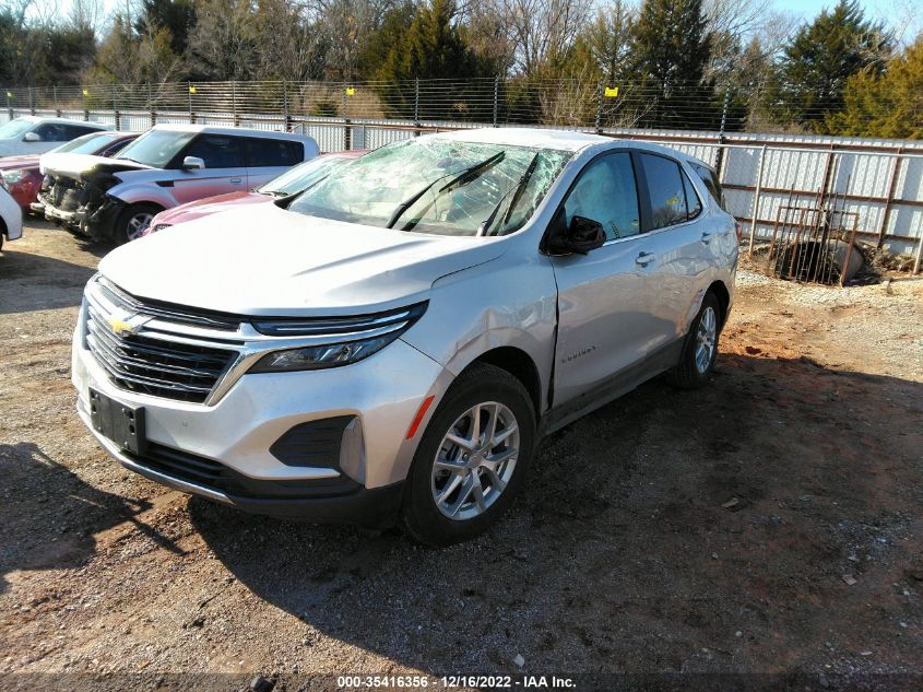 2022 CHEVROLET EQUINOX LT VIN: 3GNAXTEV2NL134869