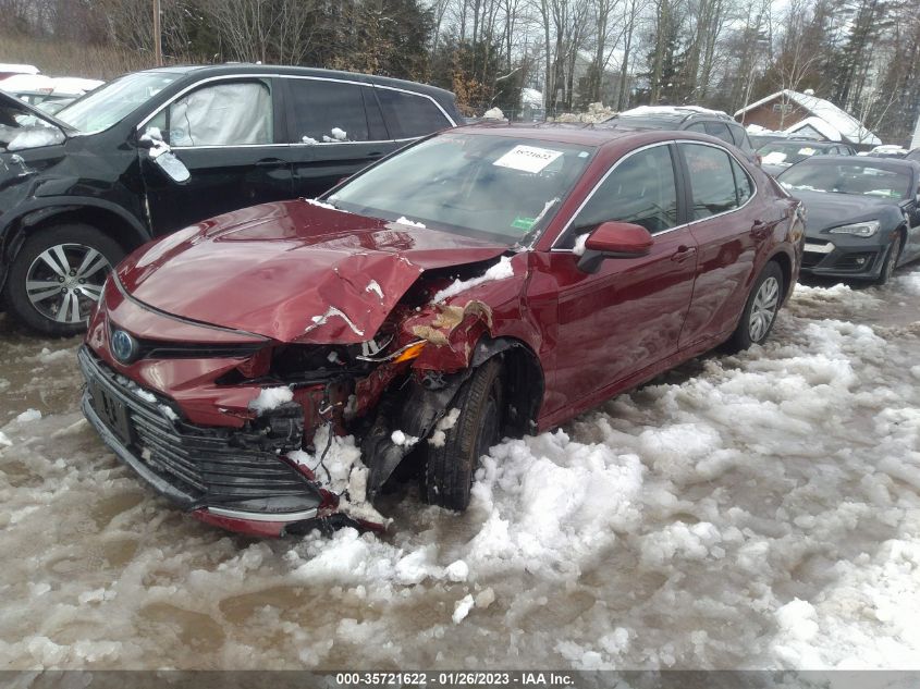 2022 TOYOTA CAMRY HYBRID LE VIN: 4T1C31AK6NU576567