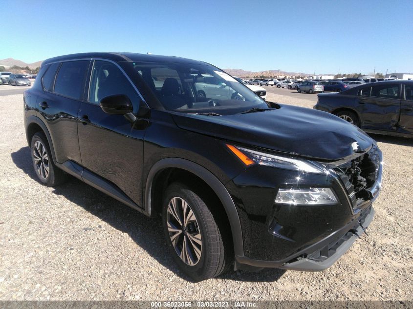 2022 NISSAN ROGUE SV VIN: 5N1BT3BA0NC702778