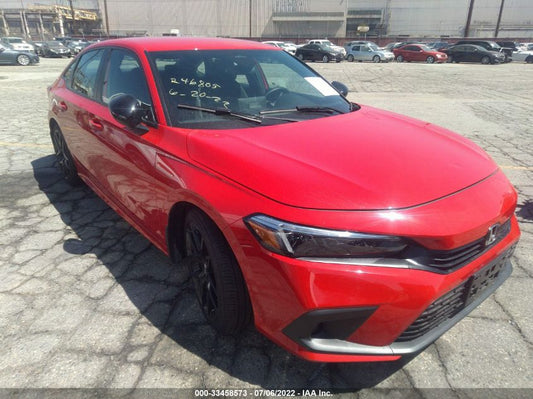 2022 HONDA CIVIC SEDAN SPORT VIN: 2HGFE2F5XNH556587