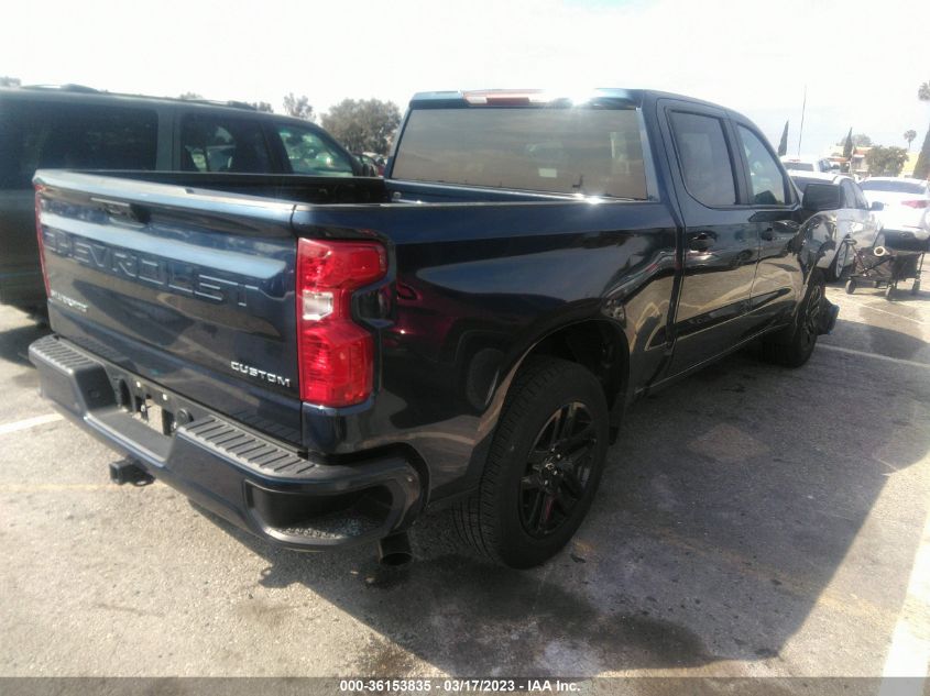 2022 CHEVROLET SILVERADO 1500 CUSTOM VIN: 1GCPABEK6NZ636815