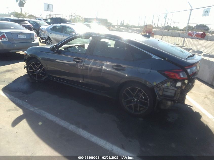 2022 HONDA CIVIC HATCHBACK SPORT TOURING VIN: 19XFL1H84NE000776