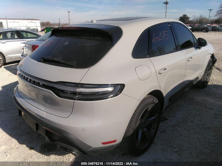 2022 PORSCHE MACAN VIN: WP1AA2A5XNLB07648