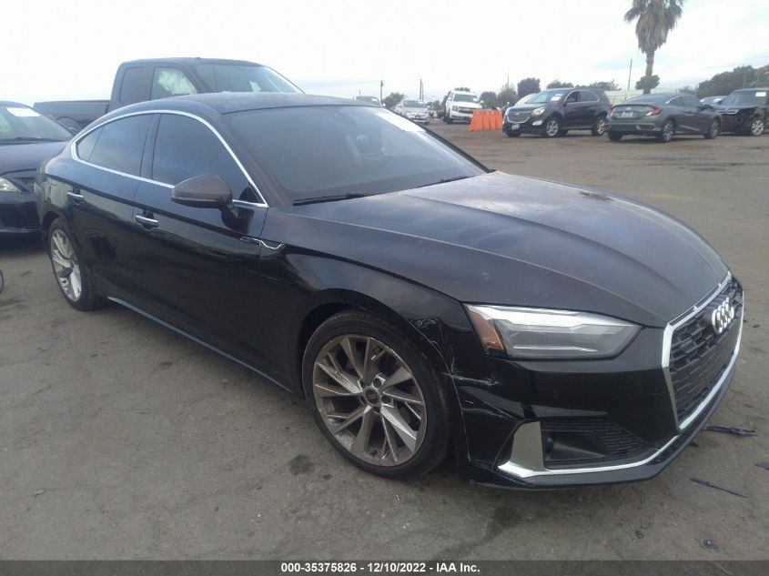 2022 AUDI A5 SPORTBACK PREMIUM VIN: WAUABCF57NA032820