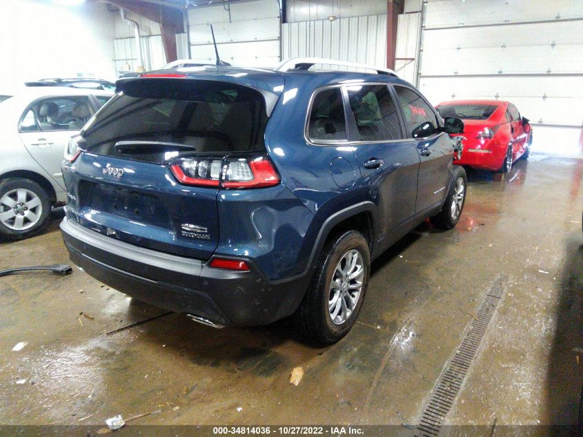 2021 JEEP CHEROKEE LATITUDE LUX VIN: 1C4PJMMX4MD201702