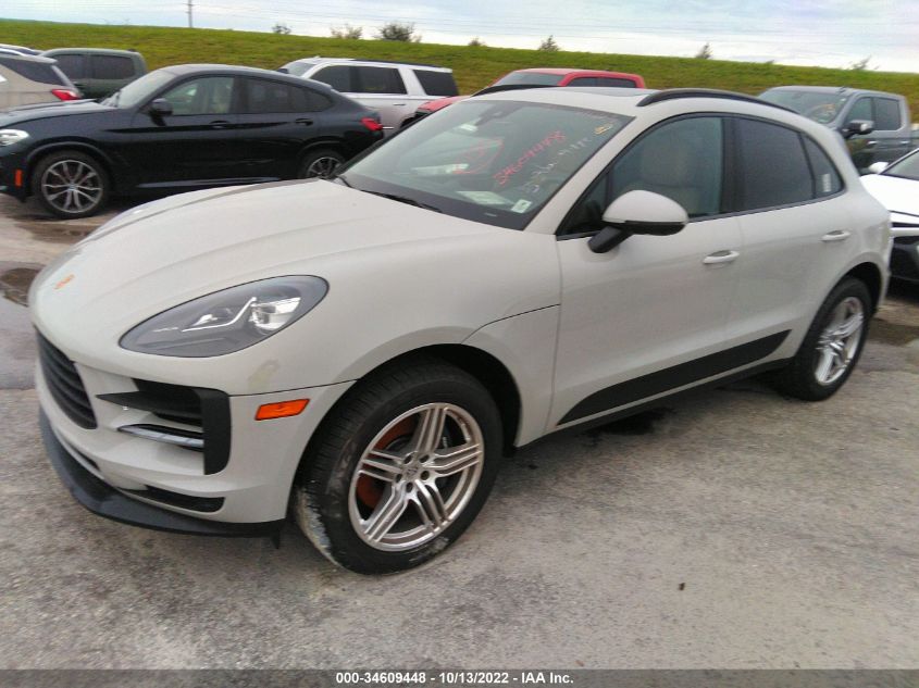 2021 PORSCHE MACAN VIN: WP1AA2A54MLB13475