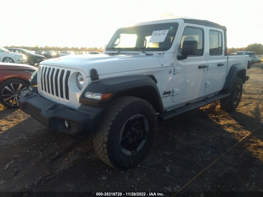 2020 JEEP GLADIATOR SPORT S VIN: 1C6JJTAG8LL123327