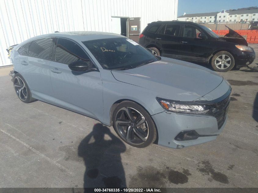 2021 HONDA ACCORD SEDAN SPORT VIN: 1HGCV2F31MA023865