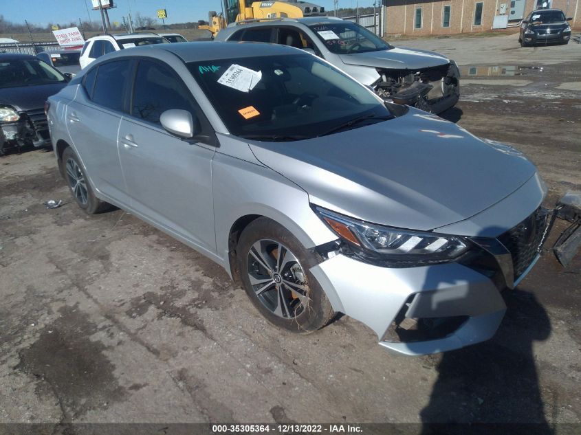 2022 NISSAN SENTRA SV VIN: 3N1AB8CV5NY239001