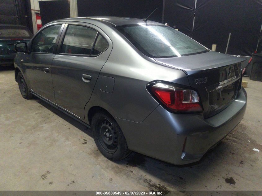 2022 MITSUBISHI MIRAGE G4 ES/LE/BLACK EDITION VIN: ML32FUFJ8NHF04115