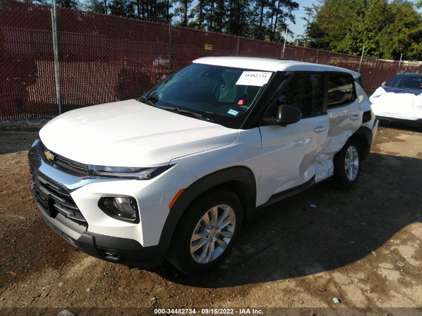 2021 CHEVROLET TRAILBLAZER LS VIN: KL79MMS21MB178136