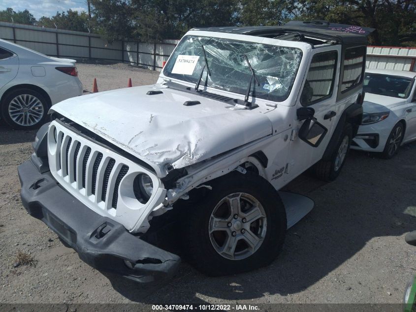 2020 JEEP WRANGLER SPORT S VIN: 1C4GJXAN2LW181098