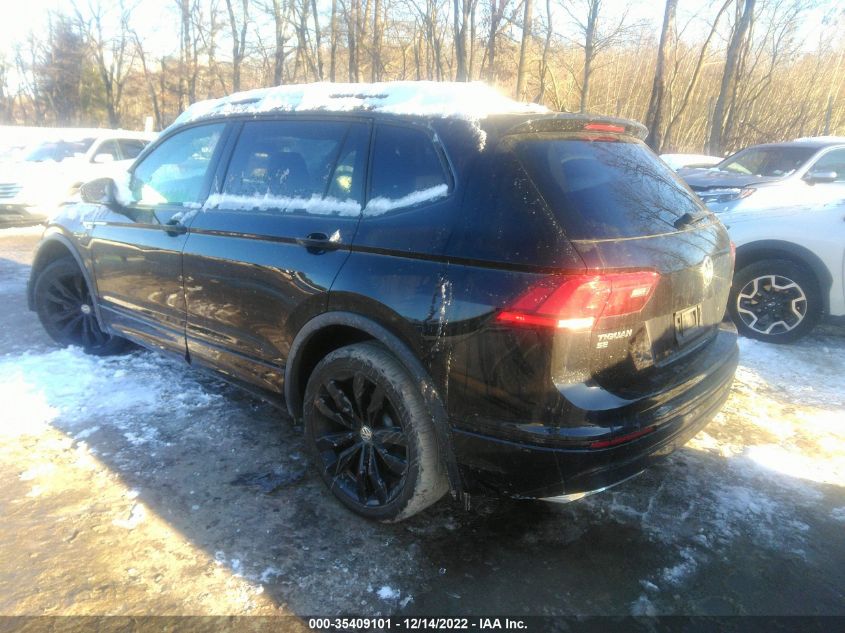 2021 VOLKSWAGEN TIGUAN SE/SE R-LINE BLACK/SEL VIN: 3VV2B7AX8MM021741