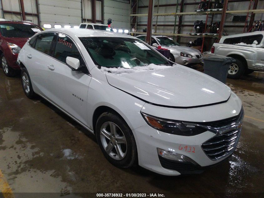 2021 CHEVROLET MALIBU LS VIN: 1G1ZB5ST3MF040218