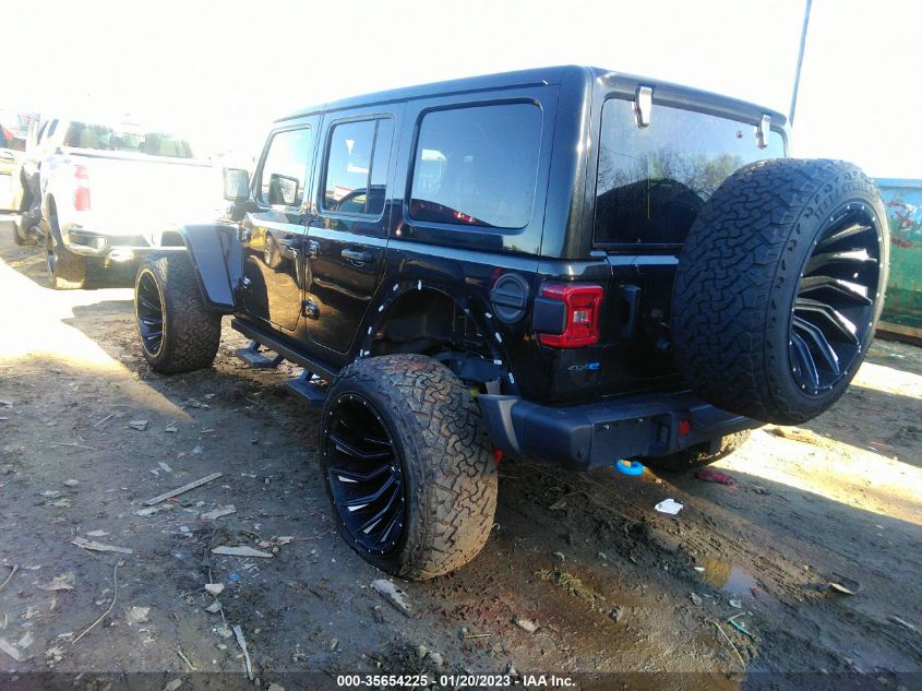 2021 JEEP WRANGLER 4XE UNLIMITED RUBICON VIN: 1C4JJXR60MW765441