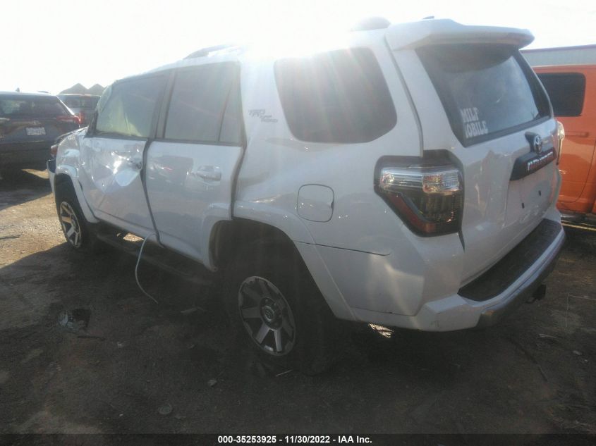 2021 TOYOTA 4RUNNER TRD OFF ROAD VIN: JTEPU5JR2M5870530