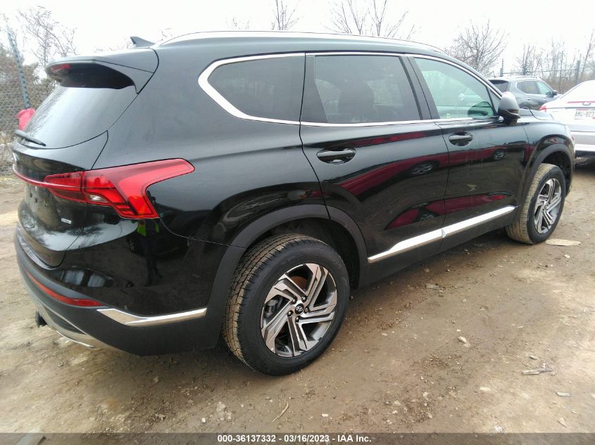 2022 HYUNDAI SANTA FE SEL VIN: 5NMS2DAJ7NH413784