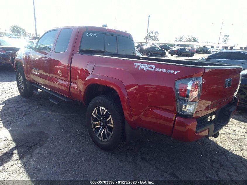 2022 TOYOTA TACOMA 2WD TRD SPORT VIN: 3TYRZ5CN0NT023286