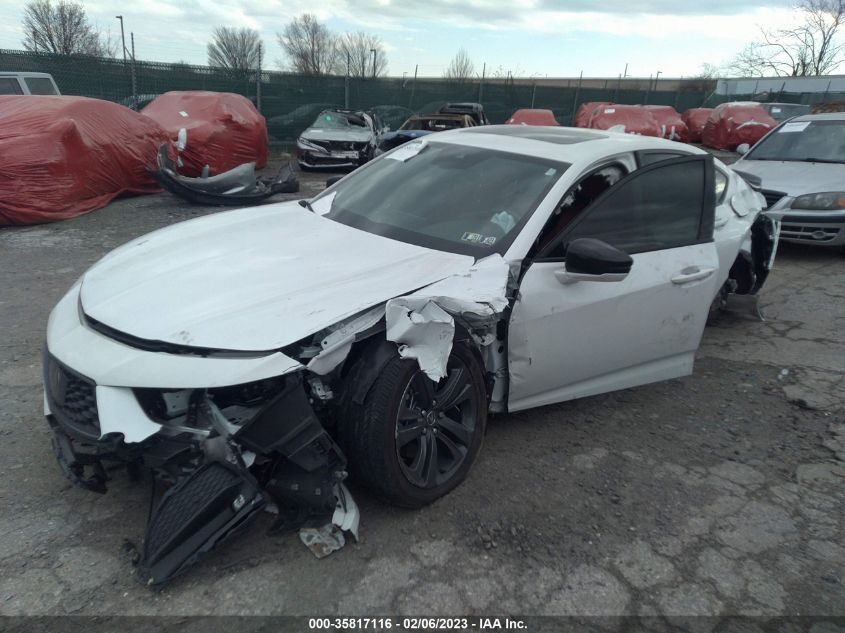2022 ACURA TLX W/A-SPEC PACKAGE VIN: 19UUB5F58NA000987