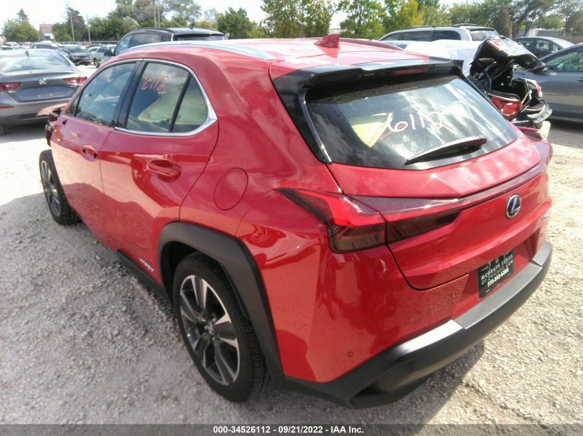 2021 LEXUS UX UX 250H VIN: JTHP9JBHXM2044447
