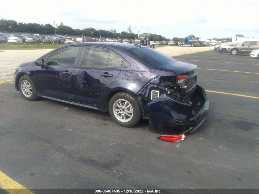 2022 TOYOTA COROLLA HYBRID LE VIN: JTDEAMDEXNJ051877