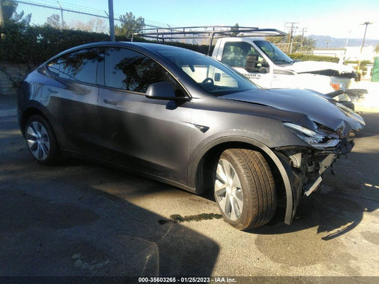2022 TESLA MODEL Y LONG RANGE VIN: 7SAYGDEE9NF403044
