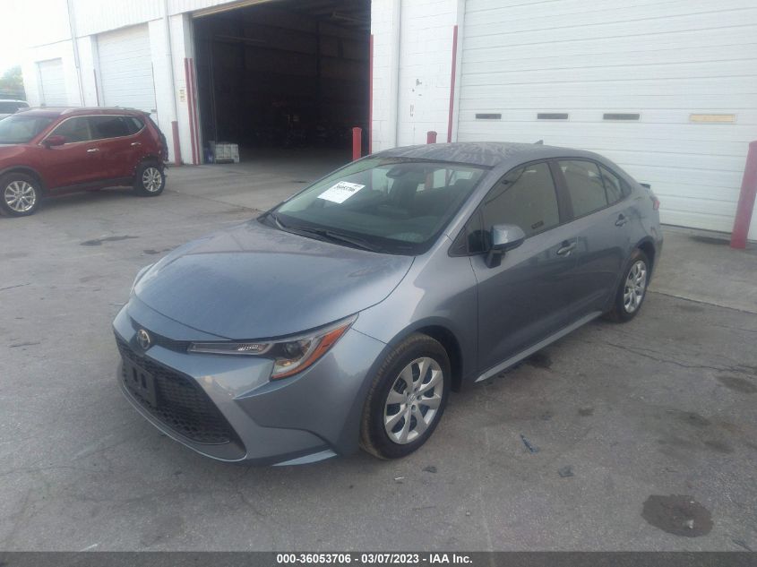 2022 TOYOTA COROLLA LE VIN: 5YFEPMAE4NP389953