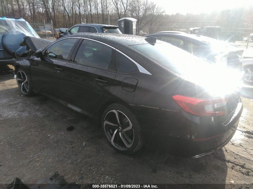 2022 HONDA ACCORD SEDAN SPORT VIN: 1HGCV2F33NA021181