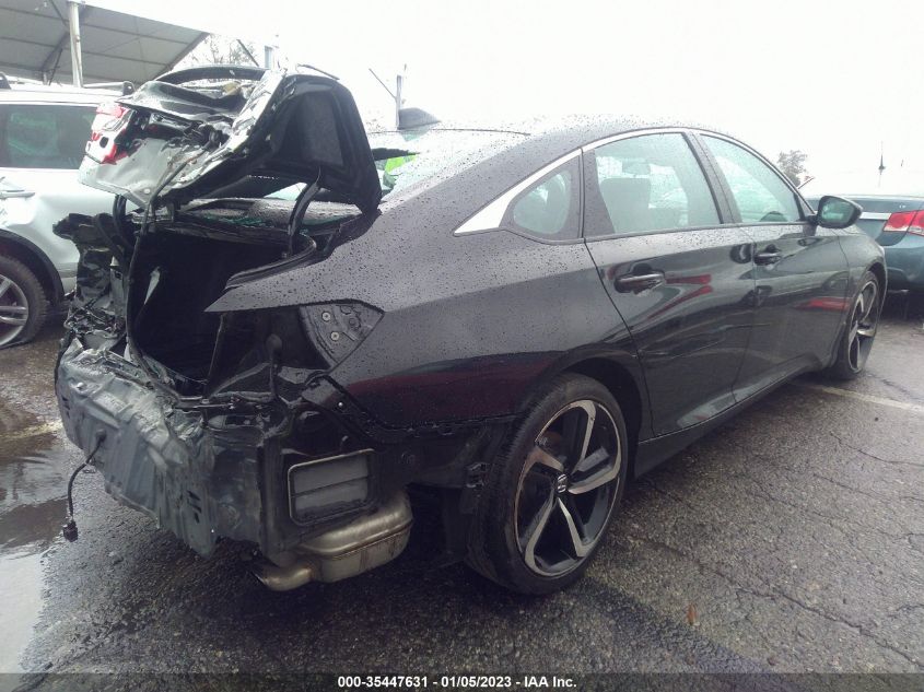 2022 HONDA ACCORD SEDAN SPORT VIN: 1HGCV1F30NA048591