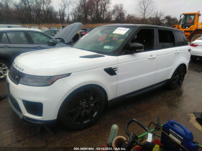 2022 LAND ROVER RANGE ROVER SPORT HSE SILVER EDITION VIN: SALWR2SU0NA203377