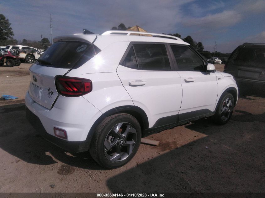 2021 HYUNDAI VENUE SEL VIN: KMHRC8A35MU100112