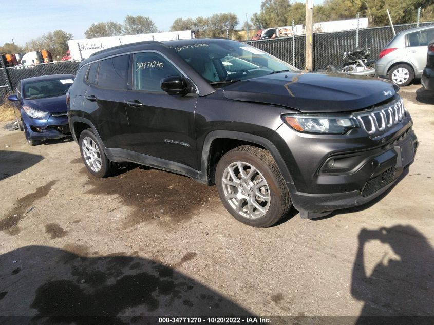 2022 JEEP COMPASS LATITUDE LUX VIN: 3C4NJDFBXNT112186