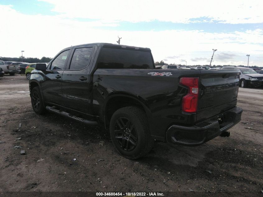 2022 CHEVROLET SILVERADO 1500 LTD CUSTOM VIN: 1GCPYBEK2NZ101444