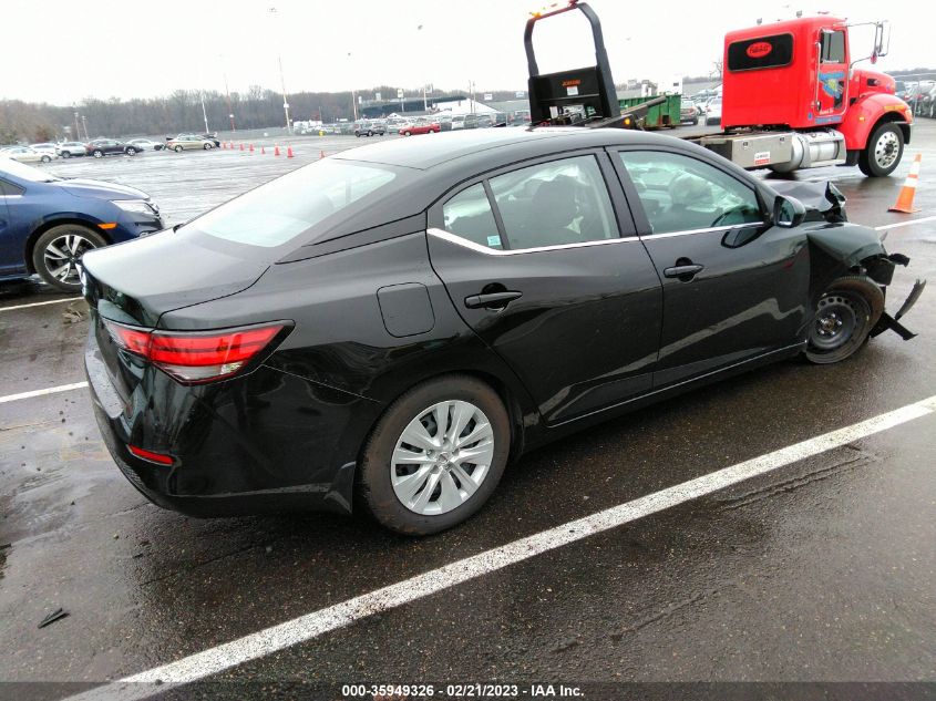 2022 NISSAN SENTRA S VIN: 3N1AB8BV1NY277360