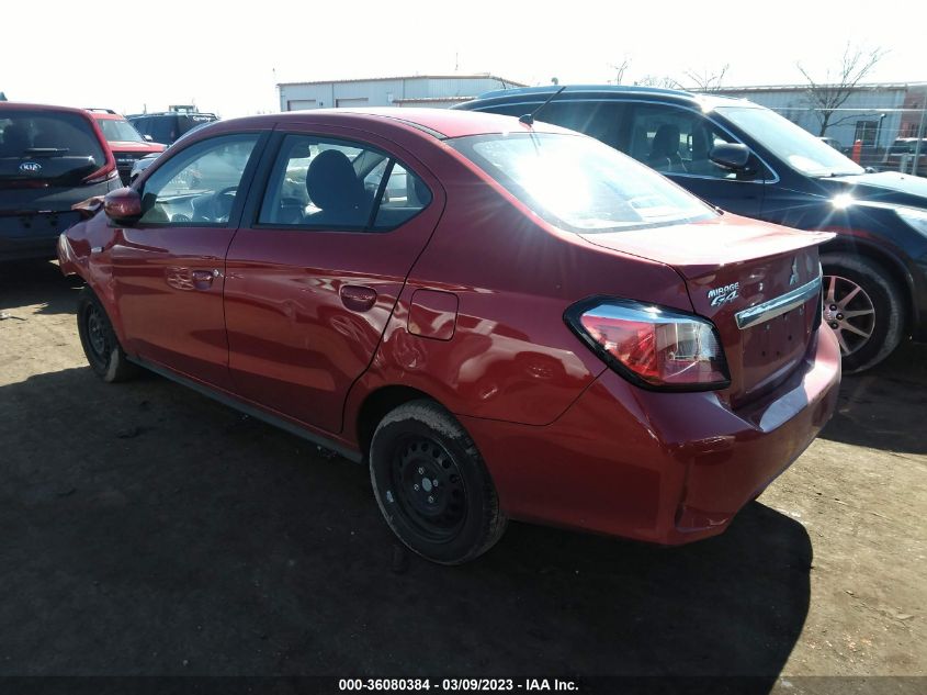 2022 MITSUBISHI MIRAGE G4 ES/LE/BLACK EDITION VIN: ML32FUFJXNHF05475