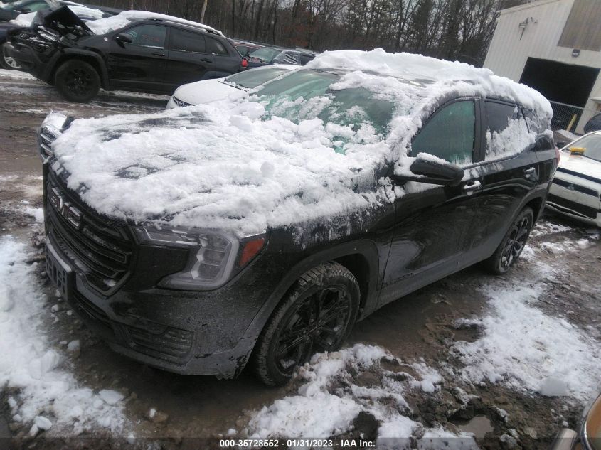 2022 GMC TERRAIN SLE VIN: 3GKALTEV6NL282533
