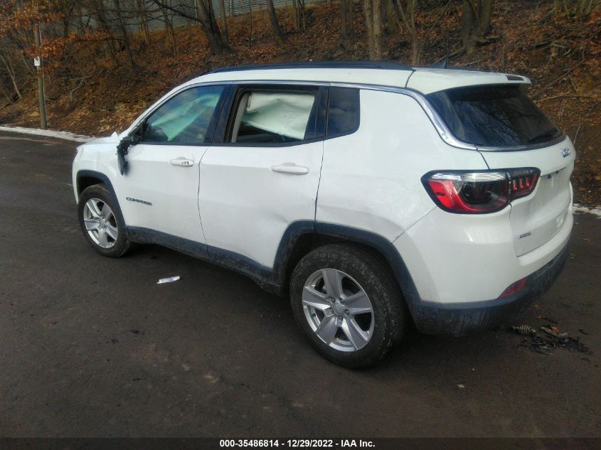 2022 JEEP COMPASS LATITUDE VIN: 3C4NJCBB0NT155841