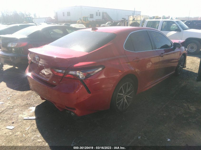 2022 TOYOTA CAMRY XLE VIN: 4T1F11AK2NU034031