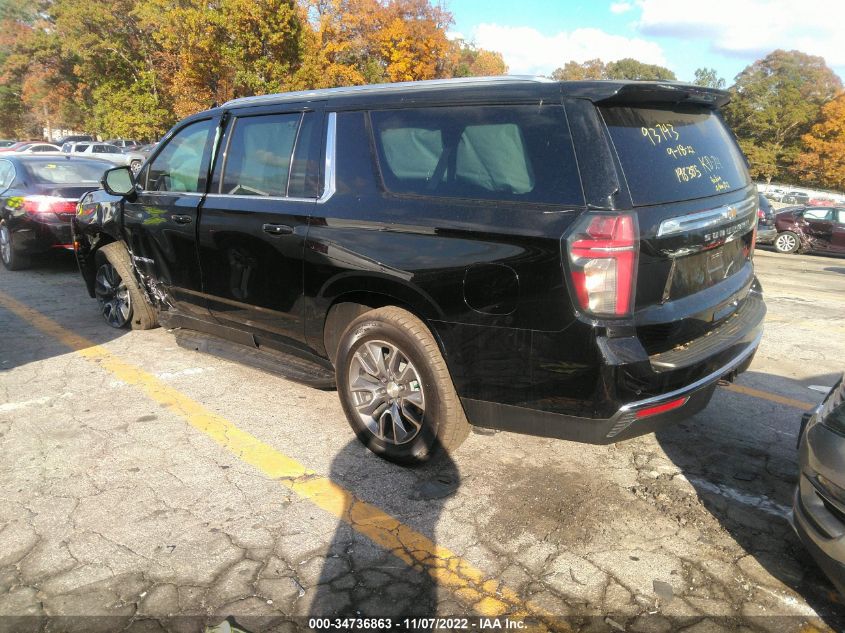 2022 CHEVROLET SUBURBAN LT VIN: 1GNSCCKD1NR293743